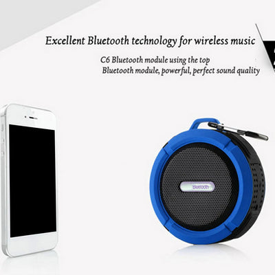 C6 Bluetooth Speaker Outdoor Waterproof Sound Box Wireless Sound Box Support Insert TF-card