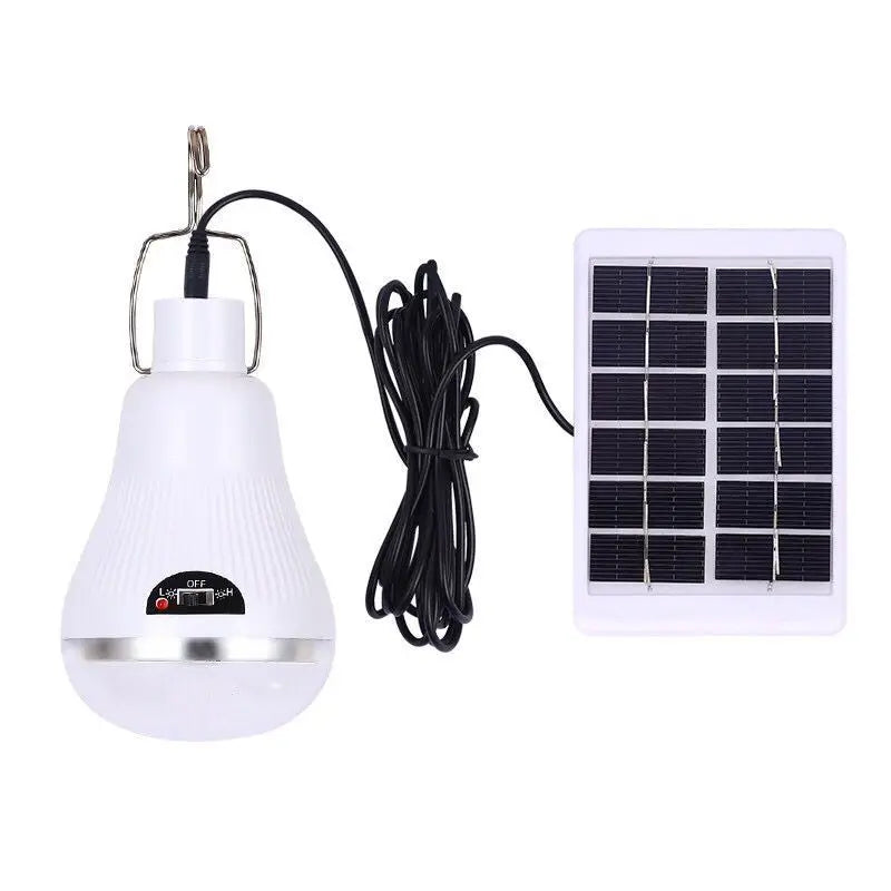 Portable Outdoors Solar Led Bulb Lamp Charged Solar Energy Lamp 5V Camping Tent Fishing Light Solar Panel Powered Bulb