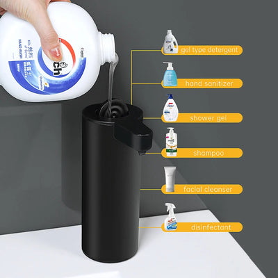 Black Sensor Non-contact Liquid Soap Dispenser for Kitchen Automatic Washing Hand Machine Washer Shampoo Detergent Dispenser