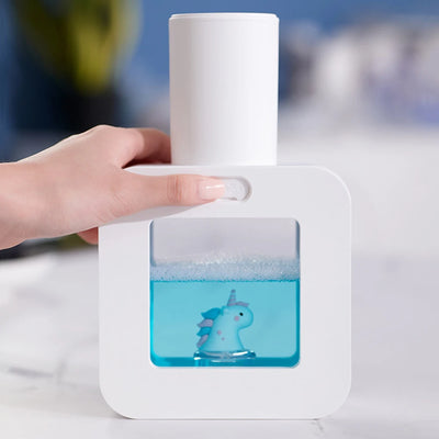 Cartoon Cute Pet Liquid Soap Dispensers USB Charging Liquid Soap Machine Wall Mounted Touchless Sensor for Hotel Wash Basin