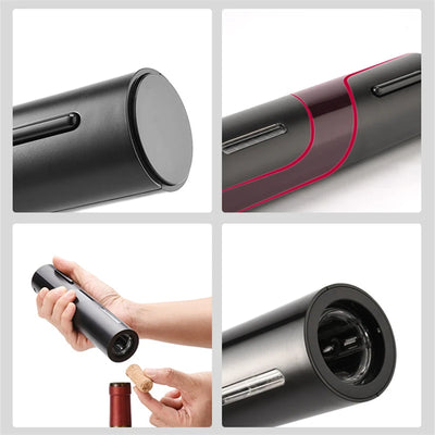 Automatic Bottle Opener for Red Wine Foil Cutter Electric Red Wine Opener Kitchen Accessories Gadgets Rechargeable Bottle Opener