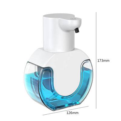 Liquid Soap Dispenser Wall Mountable Soap Dispenser Auto Touchless Infrared Sensor Rechargable Eco-friendly for Kitchen Bathroom