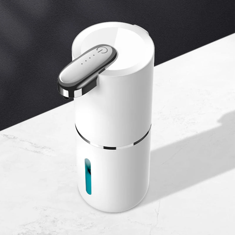 380ml Electric Sanitizer Dispenser IPX5 Waterproof Touchless Foam Soap Dispenser Infrared Sensor 4 Gears for Bathroom Kitchen