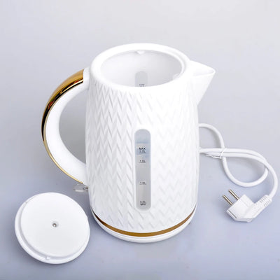 Houselin Electric Kettle, with Fast Boil and Boil Dry Protection, 1.7 Litre Double Wall Hot Water Boiler Heater , 2000 W