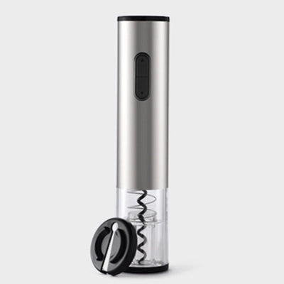 Electric Wine Corkscrew Kit - Battery-Powered Electric Cordless Automatic Corkscrew Corkscrew Kit, Stainless Steel