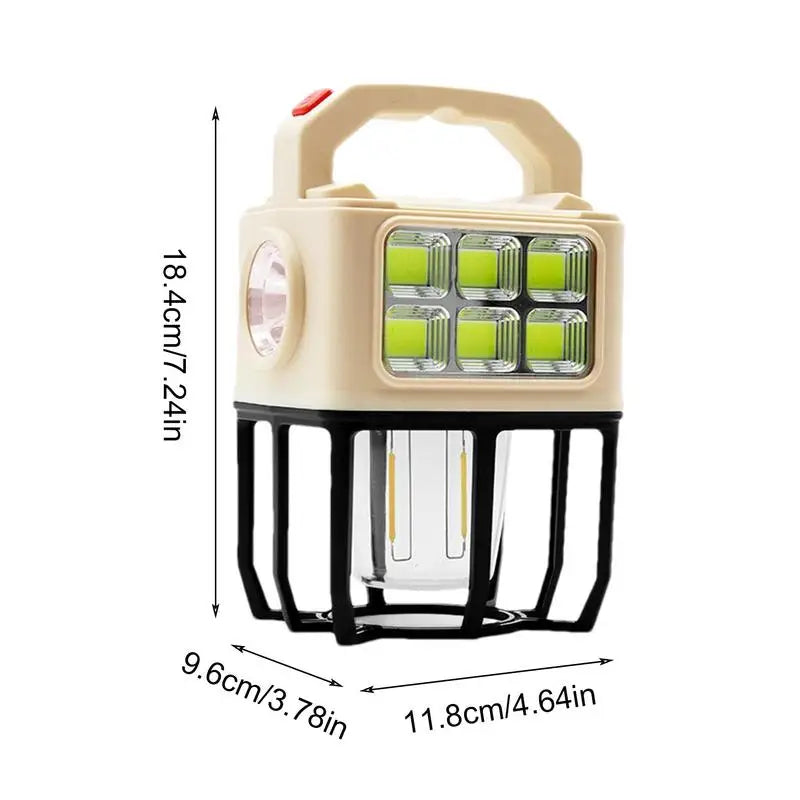 Led Camping Lanterns Solar Powered Outdoor Tent Light Rechargeable Led Lantern 3 Light Modes Rechargeable Lantern For Camping