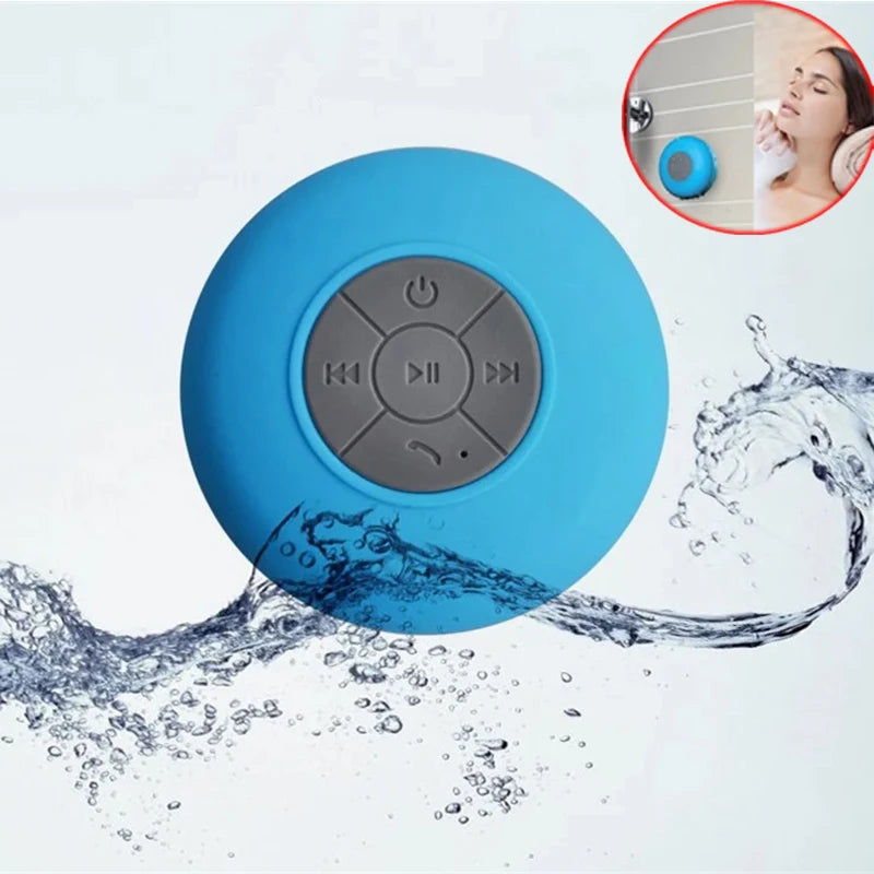 Mini Bluetooth Speaker Waterproof Bathroom Audio Wireless Shower Speakers For Phone Soundbar Hand Free Car Loudspeaker