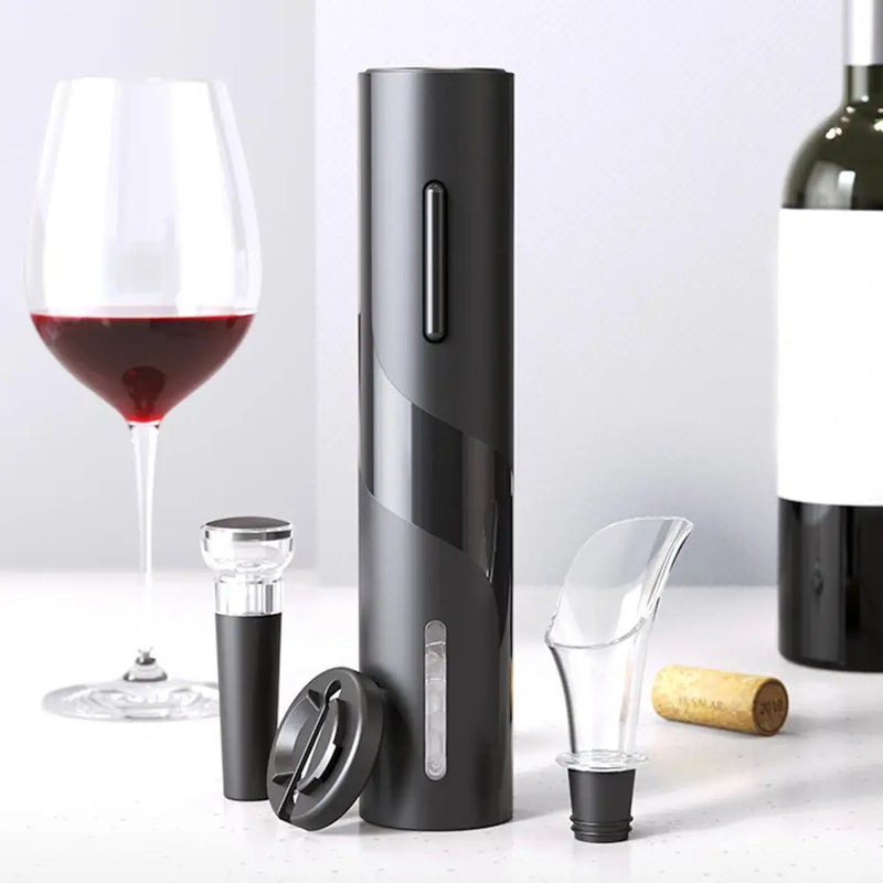 Electric Wine Opener Automatic Corkscrew Wine Openers for Beer Battery Bottle Opener Foil Cutter Kitchen Bar Accessories