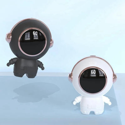 Rechargeable Hand Warmer Astronaut Mini Digital Display Warming Household Winter Hand Warmer USB Charging 1800Mah