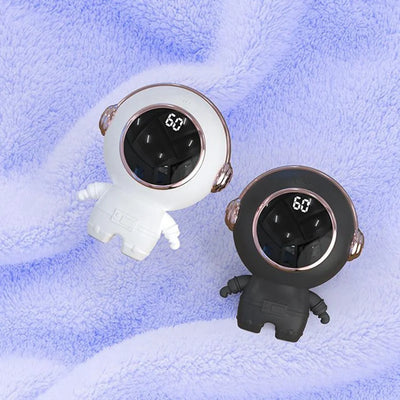 Rechargeable Hand Warmer Astronaut Mini Digital Display Warming Household Winter Hand Warmer USB Charging 1800Mah