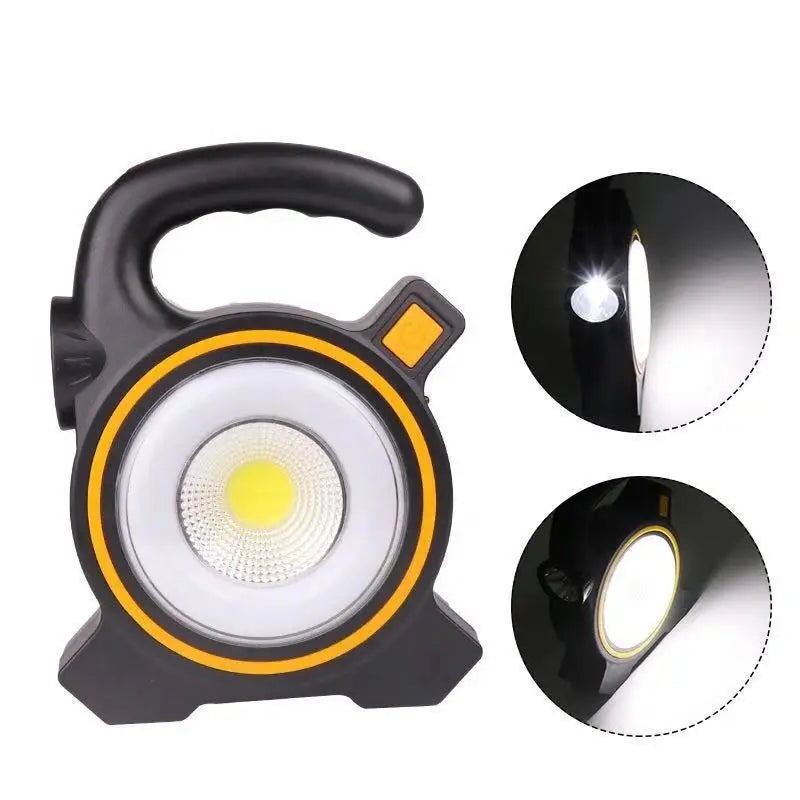 Solar Portable Lantern Outdoor Searchlight USB Rechargeable Powerful Flashlight Waterproof Emergency Lamp Camping Working Torch