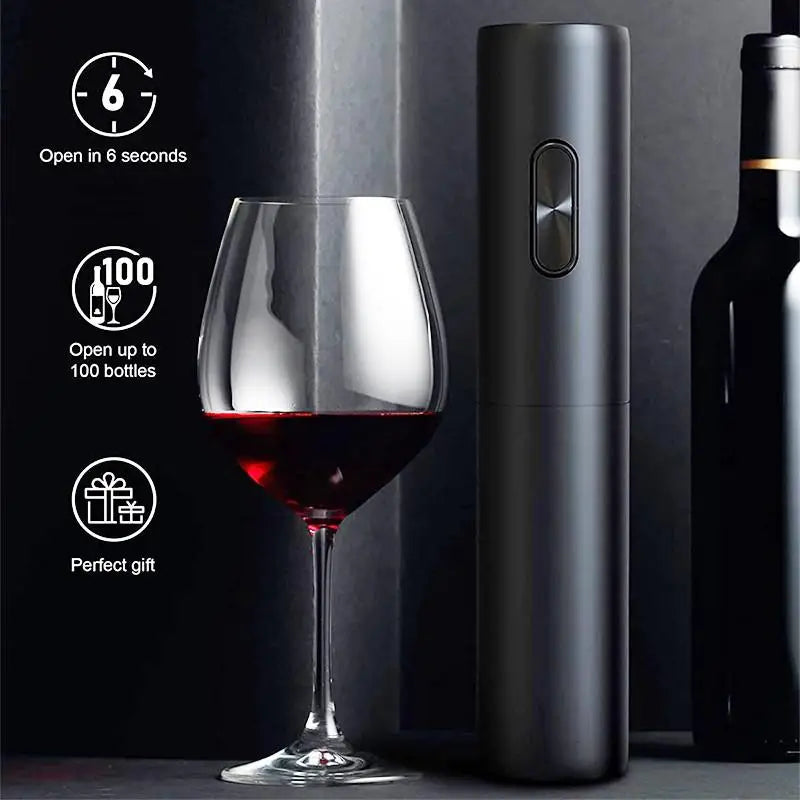 Electric Wine Openers Sets for Beer Automatic Beer Bottle Openers Corkscrew Battery Operated Cap Opener Kitchen Bar Accessories