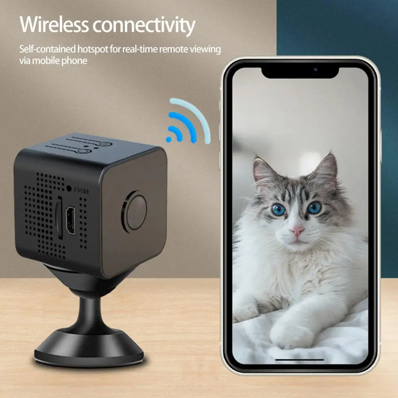 Security Camera 1 Set Useful Wireless Connection Long Lasting  Wi-Fi Security Camera with Loop Playback Function for Office