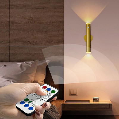 USB Recharge Wall Lamp Touch Motion Sensor Switch Indoor Night Lights Bedroom Bedside Wall Sconce Nordic LED Wall Light