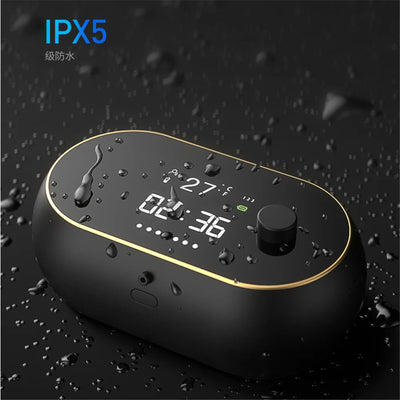 Touchless Automatic Foam Soap Dispenser Time Temperature Display USB Charging Auto Induction Liquid Soap Dispenser Waterproof