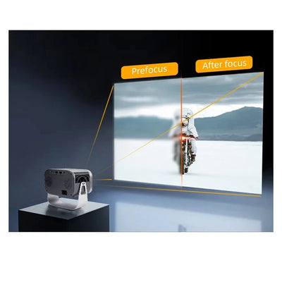 MINI Projector 3D Theater Portable Home Cinema LED Video Projector WIFI Mirror Android IOS For 1080P 4K Video Durable