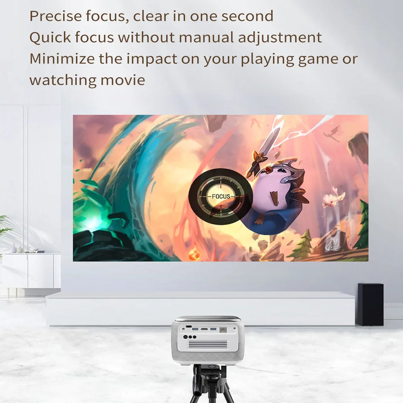 Vivicine V8 Pro Portable DLP 1080P 3D Projector,WiFi Mini Portable 1080P Home Theater Video Projector with Battery