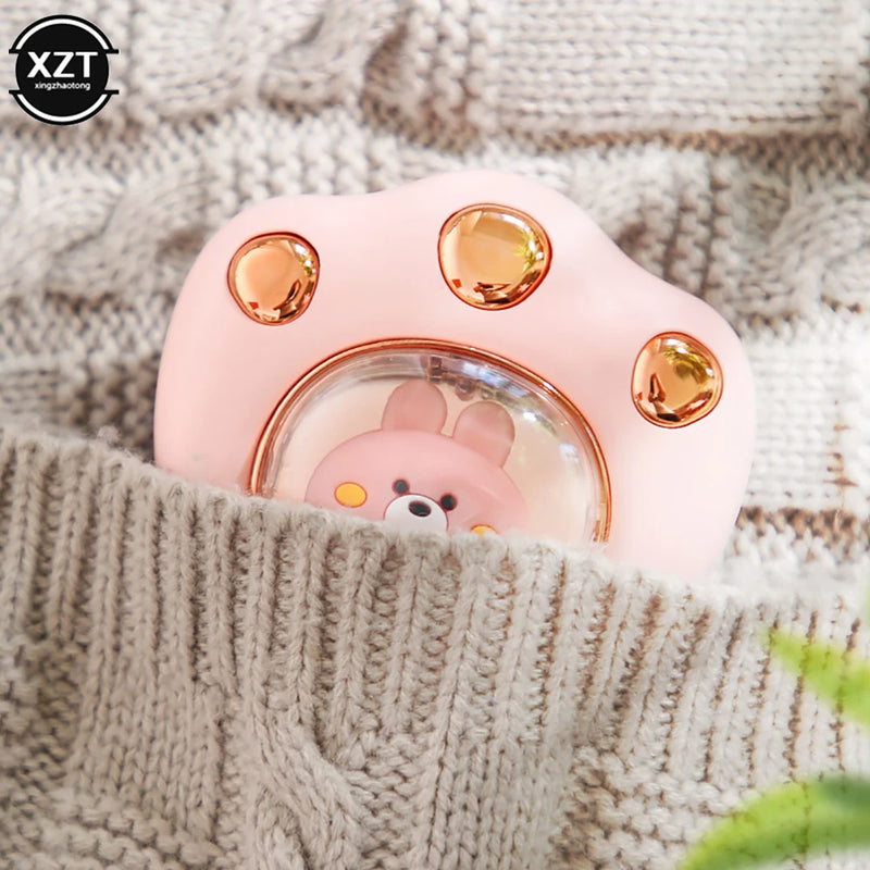 1200mAh/2400mah Mini Portable Hand Warmer Cat Paw Cute Winter Heater Quick Heating USB Rechargeable Pocket Electric Hands Heater