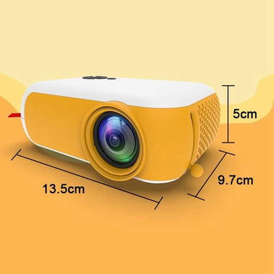 A10 Portable Mini Video Projector 480X360 Pixel Beamer Home Theater Phone Mirroring Movie Display Projector Gift